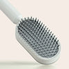 Brosse à Cheveux Auto-Nettoyante : Éliminez les Cheveux Coincés en un Clic ! 🌈✨
